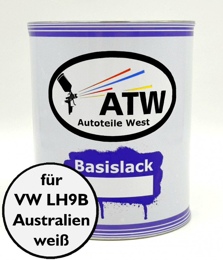 Autolack für VW LH9B Australienweiß